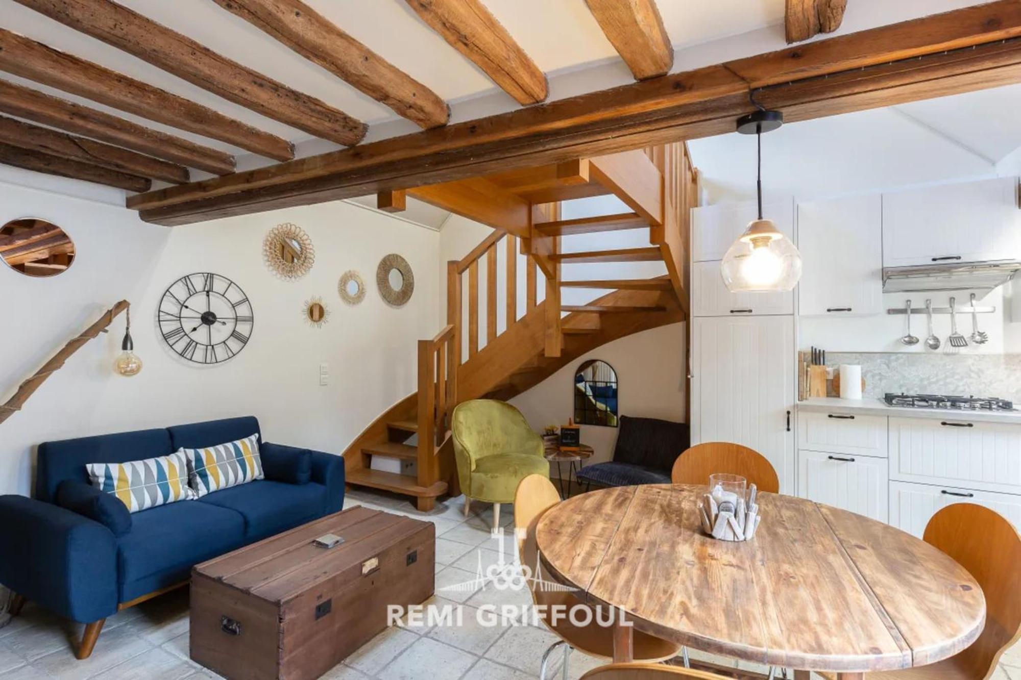 L'Escalier D'H - Duplex 3 In The City Center - Normand Charm - Family Stay Honfleur Exterior photo